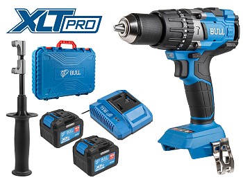 Аккум. дрель-шуруповерт BULL SR 1805 в чем. XLTpro, 2х6 А*ч, БЕСЩЕТ., 18 В, 120 Н*м, БЗП(мет.) 13 мм