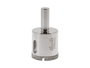 Коронка алмазная  d 30мм по стеклу и керамике GEPARD (GP2076-30)