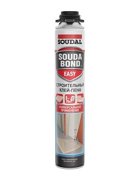 Клей-пена полиуретановая пистолетная "Soudal"Soudabond Easy " 750 мл