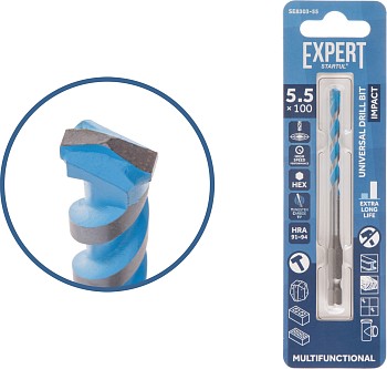 Сверло универсальное  5.5x100 мм MultiFunctional EXPERT STARTUL