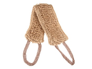 Мочалка банная MASSAGE-LINE "Крапива-пояс"