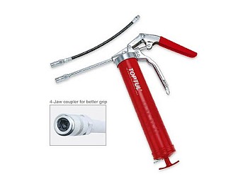 Шприц автомобильный усиленный 400мл с доп.гибким шлангом TOPTUL (JGAE0207)