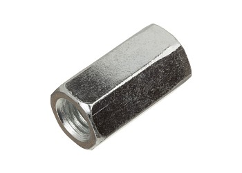 Гайка М20 удлиняющая, цинк, (110 шт в коробе) STARFIX