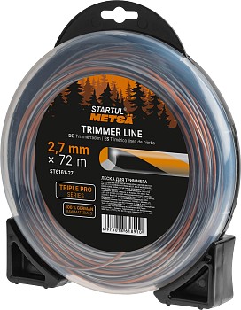 Леска ф 2.7 мм х 72 м витой круг сеч. TRIPLE PRO STARTUL METSA