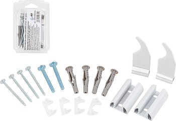 Кронштейн настенный для радиатора регулируемый, (2 шт. инд. упак.), AV Engineering