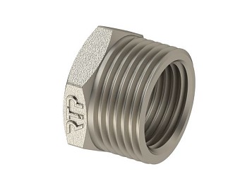 Футорка 1 1/2" нар. х 1" вн. никел., РТП