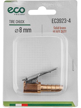 Наконечник для подкачки шин (елочка 8 мм, латунь) ECO