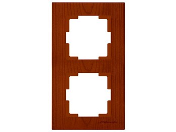 Рамка 2-ая вертикальная вишня, RITA, MUTLUSAN