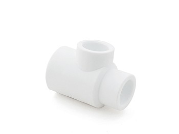Тройник ПП ред. 25х20х20 PN25, бел. РТП