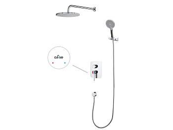 Душевая система (Lt) D35, серия Lotus хром, a-five