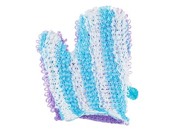 Мочалка банная MASSAGE-LINE "Варежка"