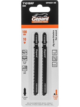 Пилка лобз. по дереву T101BRF (2 шт.) GEPARD