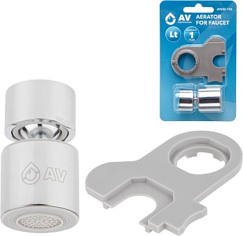 Аэратор для смесителя подвижный вн. с ключом, AV Engineering