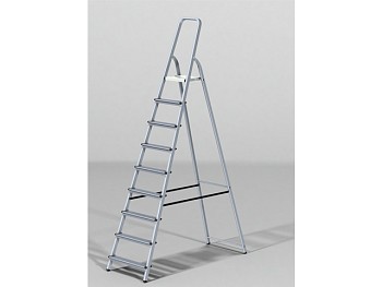 Лестница-стремянка алюм. 195 см 9 ступ. 7,4 кг PRO STARTUL (ST9940-09)
