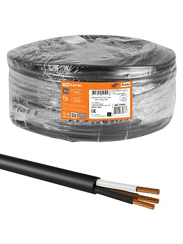 Кабель КГТП-ХЛ 3х1,5-0,66 ГОСТ (50м) TDM