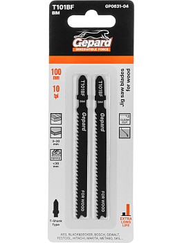 Пилка лобз. по дереву T101BF (2 шт.) GEPARD