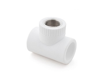 Тройник ПП комб. вн. 20х1/2", бел. РТП