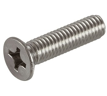 Винт М5х50 мм потай. головка, нерж. сталь (A2), DIN 965 (10 шт в зип-локе) STARFIX