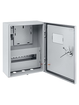 Щит учетный ЩУ-1ф/1-0-12 IP66 (ЩУРН-1/12 IP66) 395х310х165 TDM