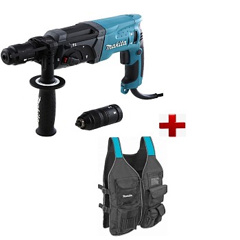 Перфоратор MAKITA HR 2470 FT в чем. + АКЦИЯ Жилет монтажника в подарок