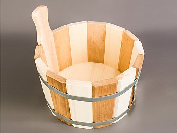 Ушат 5л "Zebra" термо, ТМ "Бацькина баня"