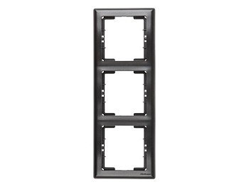 Рамка 3-ая вертикальная дымчатая, DARIA, MUTLUSAN