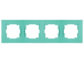 Рамка 4-ая горизонтальная зеленая, RITA, MUTLUSAN