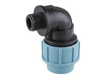 Колено 25 х 1" нар. (для ПЭ труб), AV Engineering