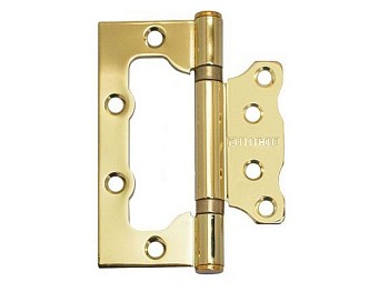 Петля накладная без врезки  АЛЛЮР 100х75 2BB BP БЛИСТЕР 2,5мм латунь 2 шт