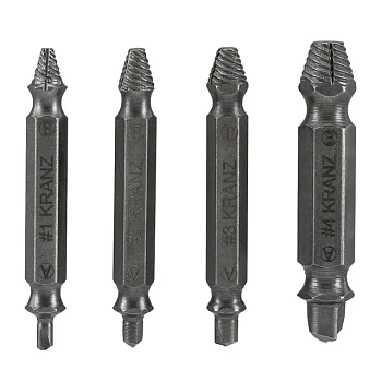 Набор экстракторов для шурупов Профи KRANZ