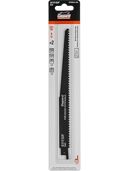 Пилка сабельная по дереву с гвоздями S1111DF (2 шт.) GEPARD