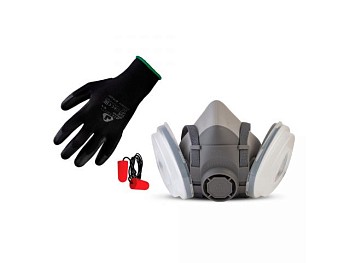 Полумаска 5500P с предфильтрами, адаптерами, держателями Jeta Safety (комплект)