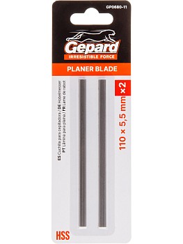 Нож для рубанка 110x5.5мм 2шт. GEPARD