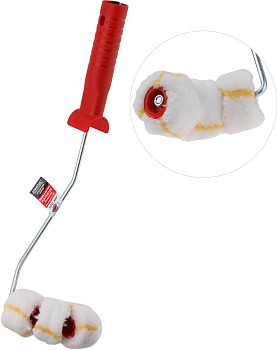 Валик "POLYESTER" 100мм с ручкой 6мм для покраски труб STARTUL MASTER