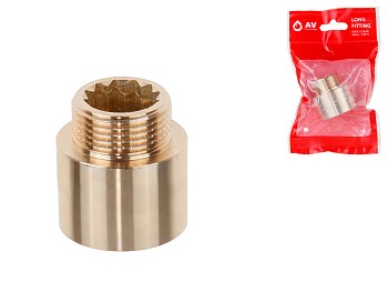 Удлинитель 3/4" вн.-нар. х 20 мм, AV Engineering (инд. упак.)