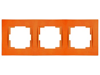 Рамка 3-ая горизонтальная оранжевая, RITA, MUTLUSAN