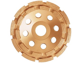 Алмазная чашка 125х22 мм по бетону двухрядная MAKITA