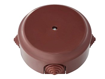 Коробка монтажная КМ-447 коричневая, Ретро, BYLECTRICA