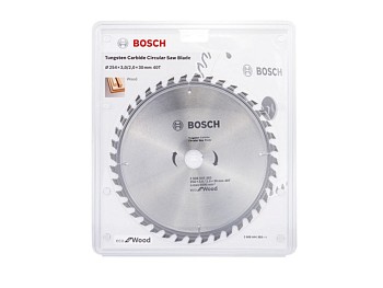Диск пильный 254х30 мм 40 зуб. по дереву ECO WOOD BOSCH
