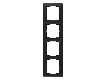 Рамка 4-ая вертикальная черная, DARIA, MUTLUSAN