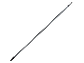 Черенок для щеток мет. с резьбой 110см (серый)