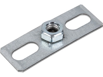 Пластина с гайкой М10