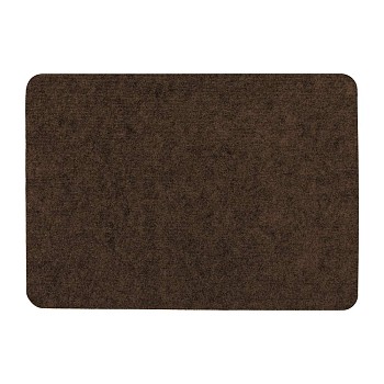 Коврик влаговпитывающий, ребристый  "Slim", без борта, подложка tpr, 50*80 см "VORTEX", коричневый