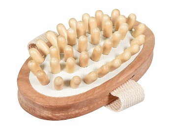 Массажер деревянный для тела, 13х8х4 см, "Банные штучки"