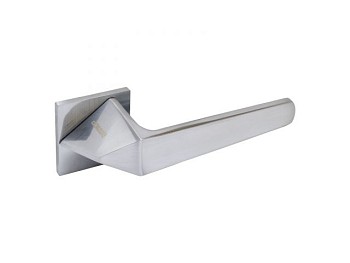 Ручка дверная АЛЛЮР АРТ "КАЙЛИ" SC (8490) мат.хром