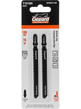 Пилка лобз. по дереву T101BR (2 шт.) GEPARD