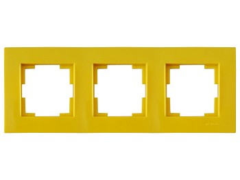 Рамка 3-ая горизонтальная желтая, RITA, MUTLUSAN