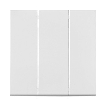 Выключатель 3 клав. (cкрытый, узел, 10А) белый, Carre, BYLECTRICA