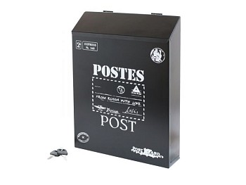 Ящик почтовый АЛЛЮР №3010 черный