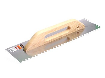 Гладилка швейц.нерж.с дер.ручкой 126х480мм зуб 8x8мм STARTUL MASTER (ST1056-08)